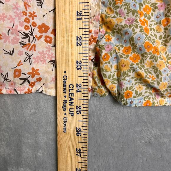 American Eagle Floral Button Up Womens Medium Lightweight Bloomcore Maximalist - Picture 6 of 7
